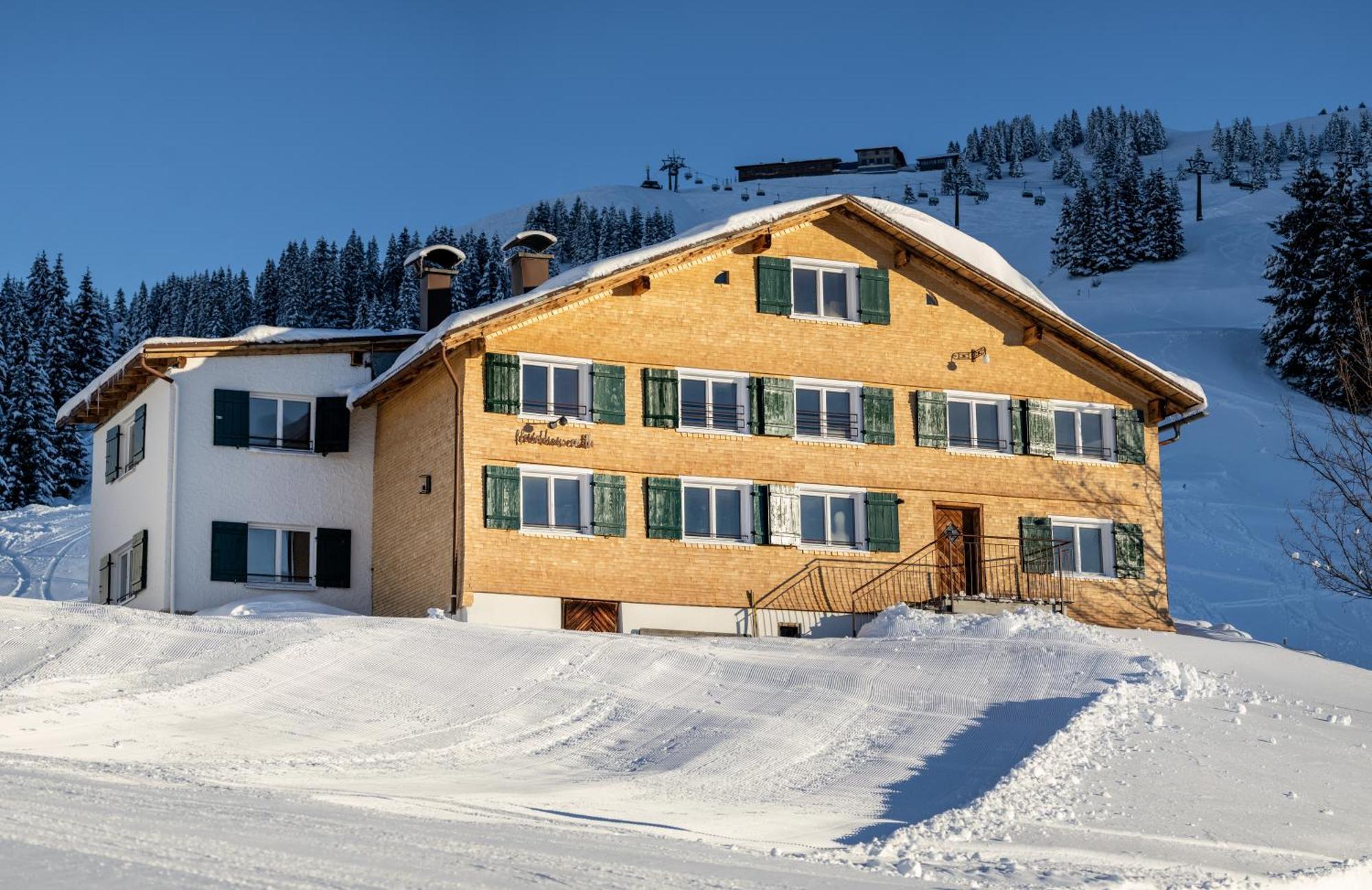 Ferienhaus Erath Villa Damüls Buitenkant foto